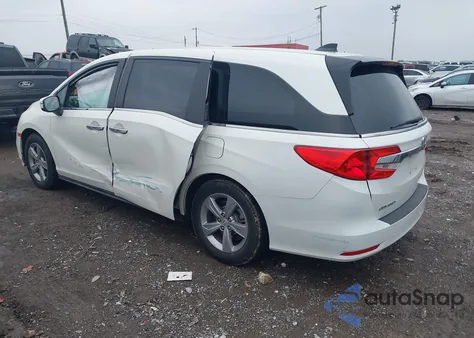 2018 Honda Odyssey Ex-L z USA, uszkodzony, nr VIN 5FNRL6H71JB057409